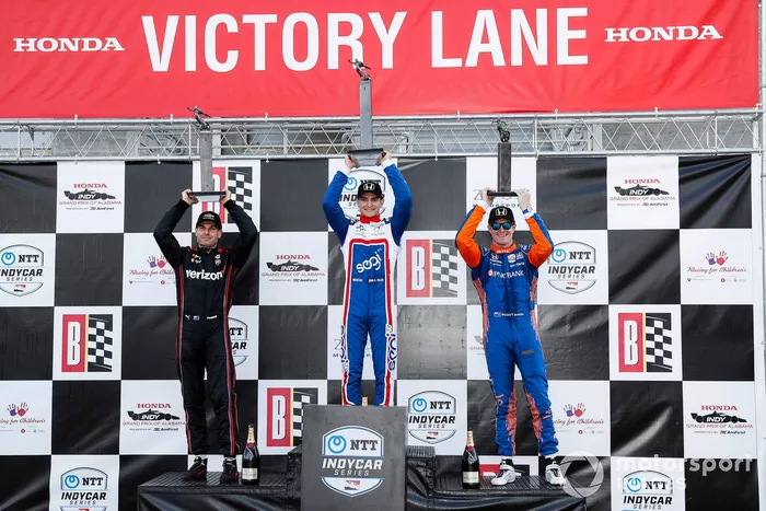 Podio: Will Power, Team Penske Chevrolet, Alex Palou, Chip Ganassi Racing Honda, Scott Dixon, Chip Ganassi Racing Honda, Scott Dixon, Chip Ganassi Racing Honda