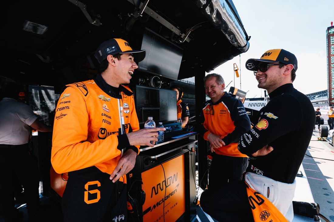 Nolan Siegel, Arrow McLaren, Patricio O'ward, Arrow McLaren