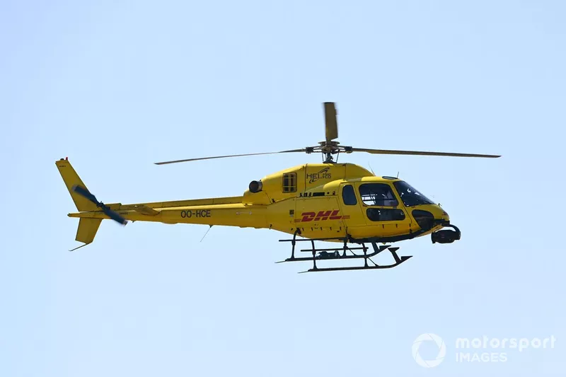 Un elicottero Airbus Helicopters AS355 Ecureuil registra l'azione