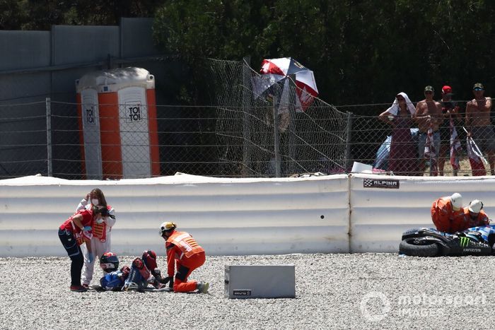 Caída de Alex Rins, Team Suzuki 