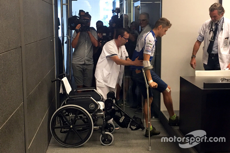 Tito Rabat, Avintia Racing à l'hôpital
