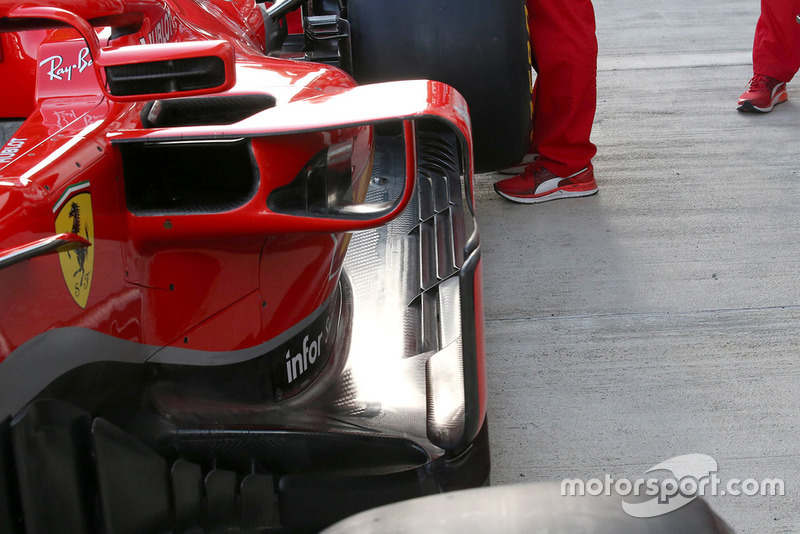 Ferrari SF71H detalle lateral