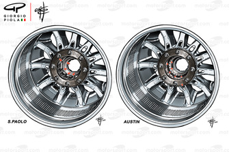 Mercedes W09 jant karşılaştırması