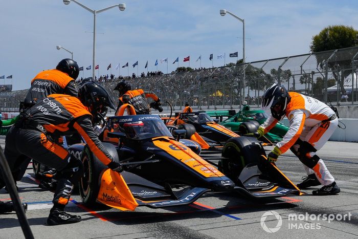 Felix Rosenqvist, Arrow McLaren Chevrolet, Pit Stop