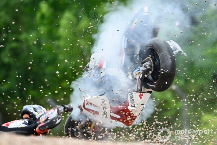 Takaaki Nakagami, caída del equipo LCR Honda