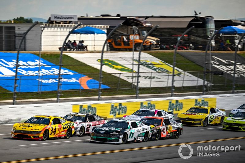 Michael McDowell, Front Row Motorsports, Love's Travel Stops Ford Mustang, Brad Keselowski, RFK Racing, BuildSubmarines.com Ford Mustang, Austin Dillon, Richard Childress Racing, Bass Pro Shops/Tracker Boats Chevrolet Camaro