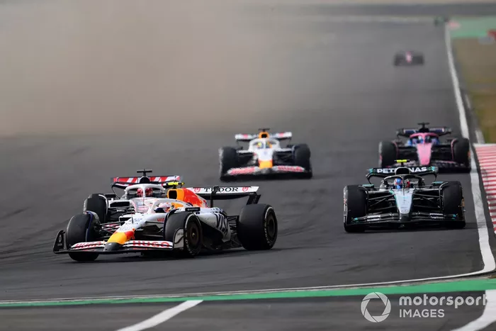 Andrea Kimi Antonelli, Mercedes, Esteban Ocon, Haas F1 Team, Yuki Tsunoda, RB F1 Team