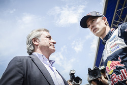 Carlos Sainz avec Sébastien Ogier, M-Sport
