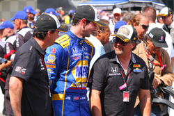 Race winner Alexander Rossi, Herta - Andretti Autosport Honda, Michael Andretti, Bryan Herta