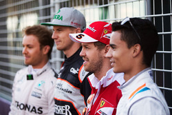 Нико Росберг, Mercedes AMG F1 Team, Нико Хюлькенберг, Sahara Force India F1, Себастьян Феттель, Ferr