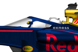 Concept halfgesloten koepel voor de cockpit van Red Bull