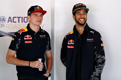 Max Verstappen, Red Bull Racing en Daniel Ricciardo, Red Bull Racing