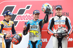 Podium: winnaar Jack Miller, Marc VDS Racing Honda, 2e plaats Marc Marquez, Repsol Honda Team, 3e pl