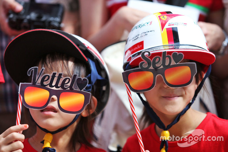 Fans von Sebastian Vettel, Ferrari