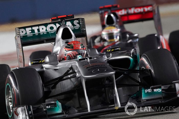 Michael Schumacher, Mercedes AMG F1, Lewis Hamilton, McLaren