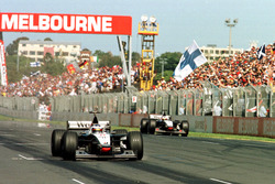 Mika Hakkinen, McLaren MP4/13, David Coulthard, McLaren MP4/13