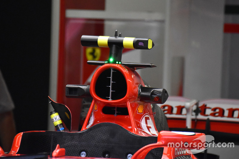 Toma de aire del Ferrari SF70H