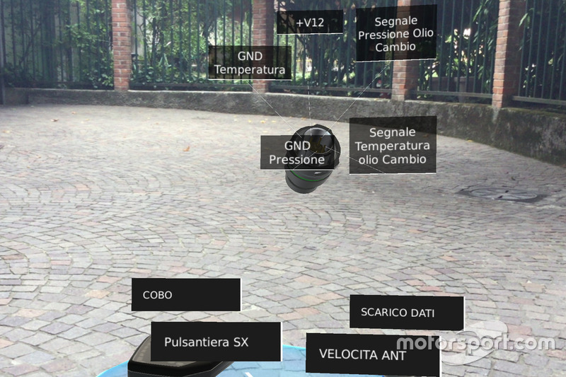 Visualisation de l'Aprilia RS-GP par réalité augmentée