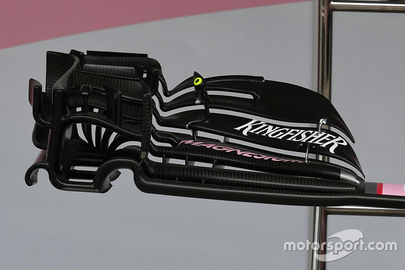 Force India VJM10, Frontflügel, Detail