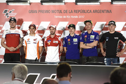 Scott Redding, Pramac Racing, Marc Marquez, Repsol Honda Team, Andrea Dovizioso, Ducati Team, Maverick Viñales, Yamaha Factory Racing, Valentino Rossi, Yamaha Factory Racing, Aleix Espargaro, Aprilia Racing Team Gresini