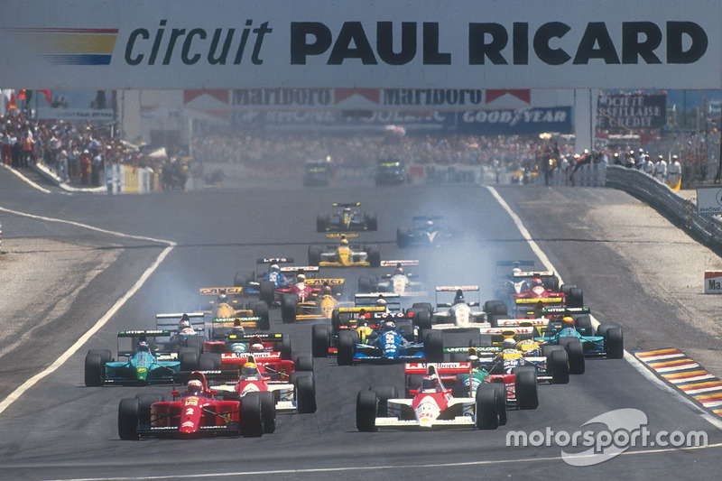 Start: Mansell van pole