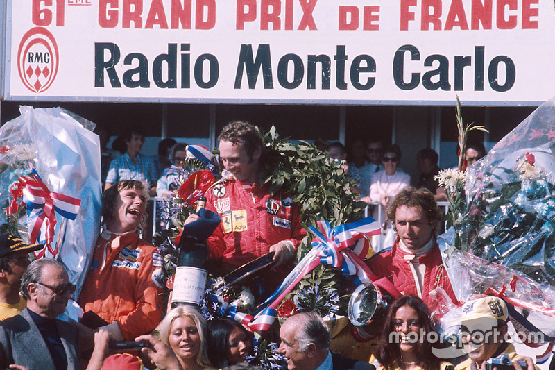 Podium: 1. Niki Lauda, Ferrari; 2. James Hunt, Hesketh Ford; 3. Jochen Mass, McLaren Ford