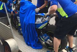 Accidente de  Maverick Viñales, Team Suzuki MotoGP