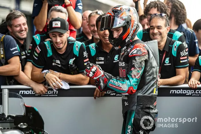 Ganador de la pole Fabio Quartararo, Petronas Yamaha SRT