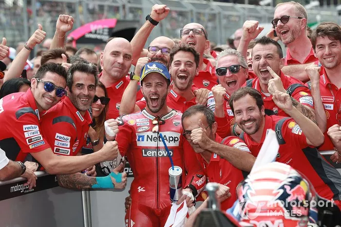 Ganador Andrea Dovizioso, Ducati Team