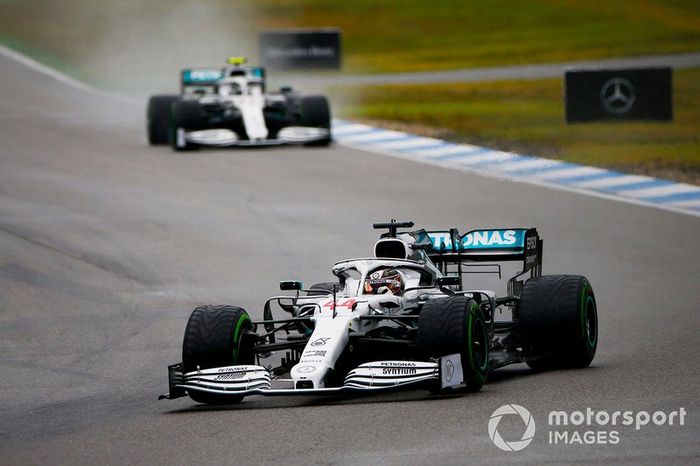 Lewis Hamilton, Mercedes AMG F1 W10, Valtteri Bottas, Mercedes AMG W10