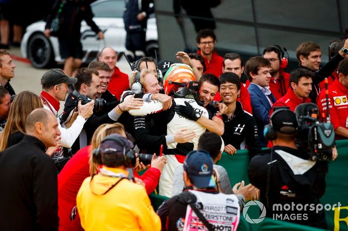 El ganador: Leonardo Pulcini, Hitech Grand Prix