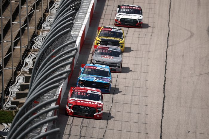 Corey Heim leads the field, TRICON Garage Toyota