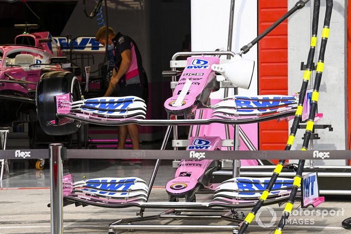 Alerones delanteros del Racing Point RP20