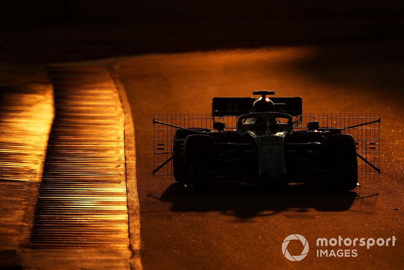 George Russell, Williams FW42 with aero sensors