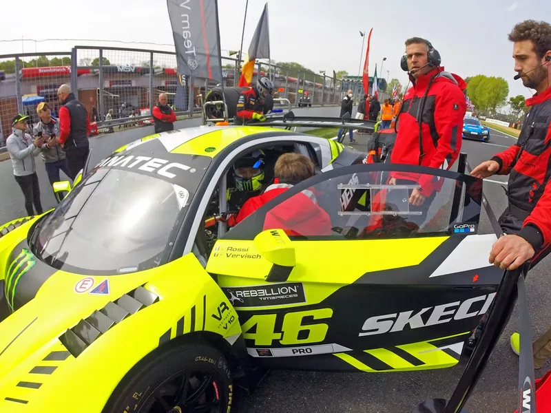 #46 Team WRT Audi R8 LMS evo II: Valentino Rossi