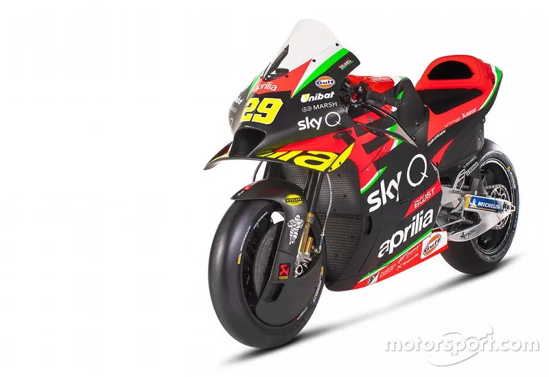 Moto de Aprilia Racing Team Gresini