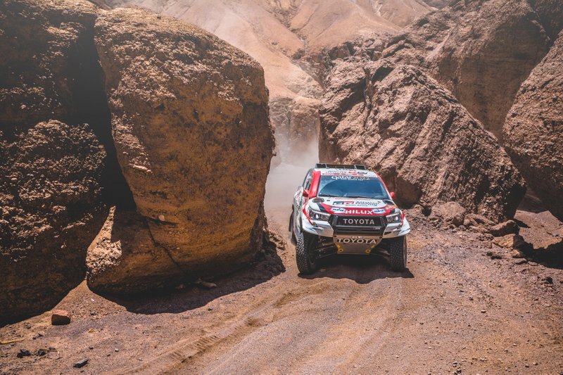 #301 Toyota Gazoo Racing Toyota Hilux: Nasser Al-Attiyah, Matthieu Baumel