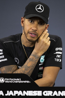 Lewis Hamilton, Mercedes AMG F1, nella conferenza stampa