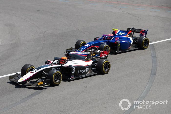 Nikita Mazepin, ART Grand Prix and Nobuharu Matsushita, CARLIN