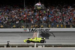 Race Winner Simon Pagenaud, Team Penske Chevrolet