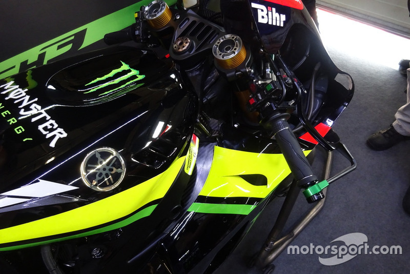 Tech 3 Yamaha garázsbejárás, Cseh GP, Brno