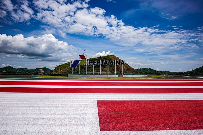 Aspectos de la pista de Mandalika