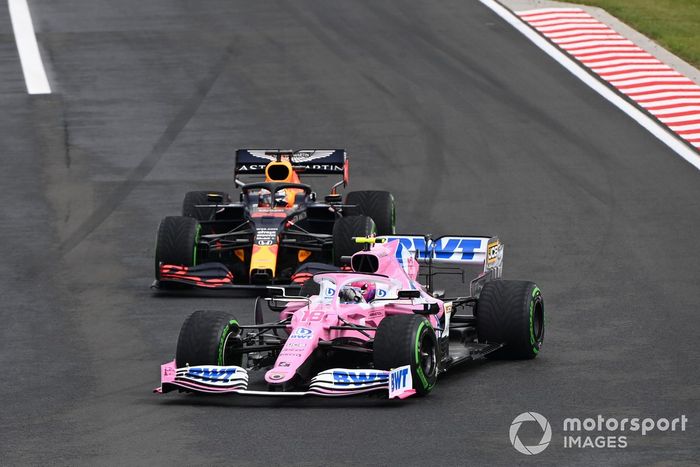 Lance Stroll, Racing Point RP20, Max Verstappen, Red Bull Racing RB16