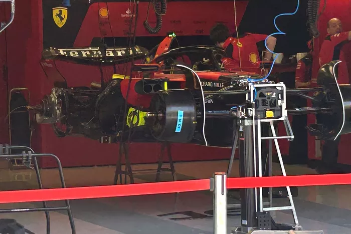 Aspectos del garaje Ferrari