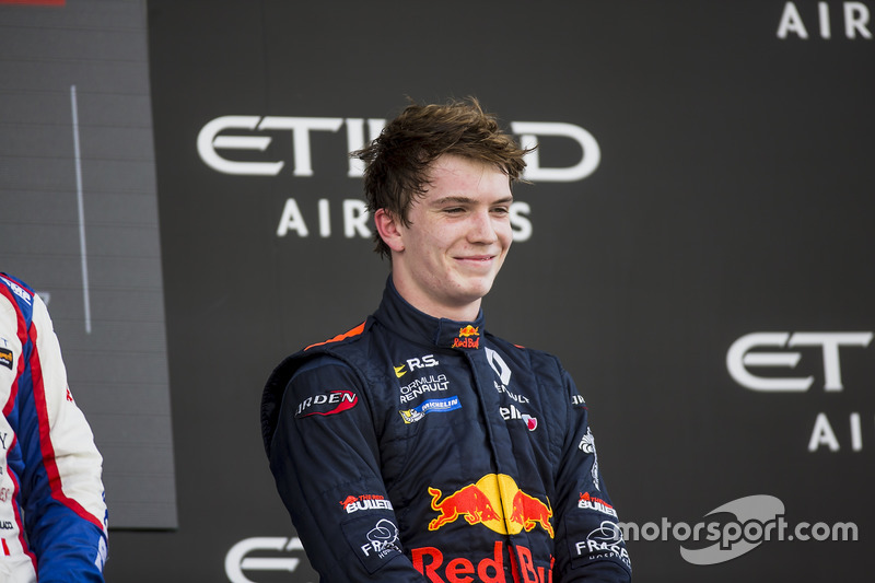 Podium: third place Dan Ticktum, DAMS