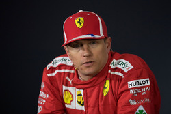 Kimi Raikkonen, Ferrari lors de la conférence de presse