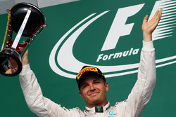 Nico Rosberg, Mercedes AMG F1 fête sa deuxième place