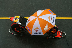 Bike of Marc Marquez, Repsol Honda Team in pitlane