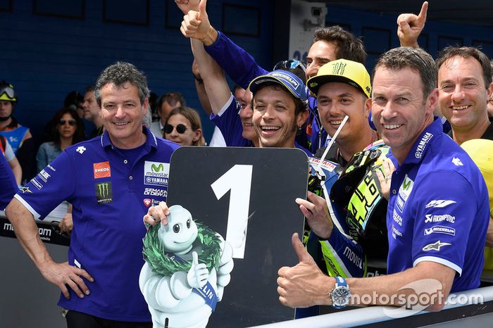 Ganador de la plole Valentino Rossi, Yamaha Factory Racing