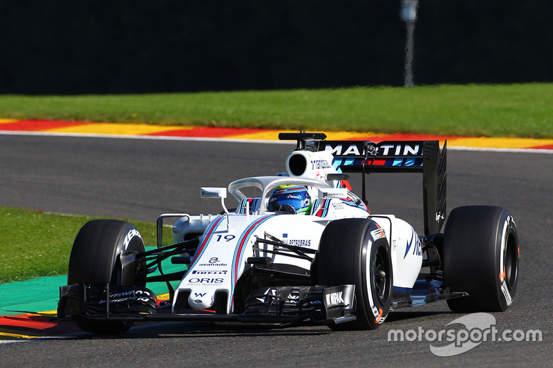 Williams FW38, con el Halo al color de la carrocería